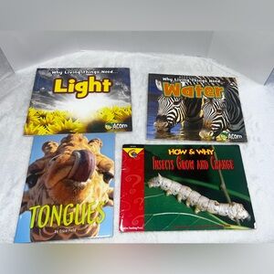 Childrens Informational Literacy Book Set Of 4 Paperback Educational